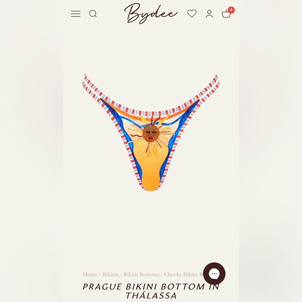 Bydee NWOT bikini bottom size large